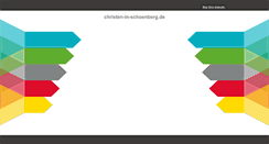 Desktop Screenshot of christen-in-schoenberg.de