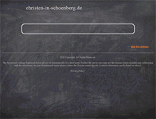 Tablet Screenshot of christen-in-schoenberg.de